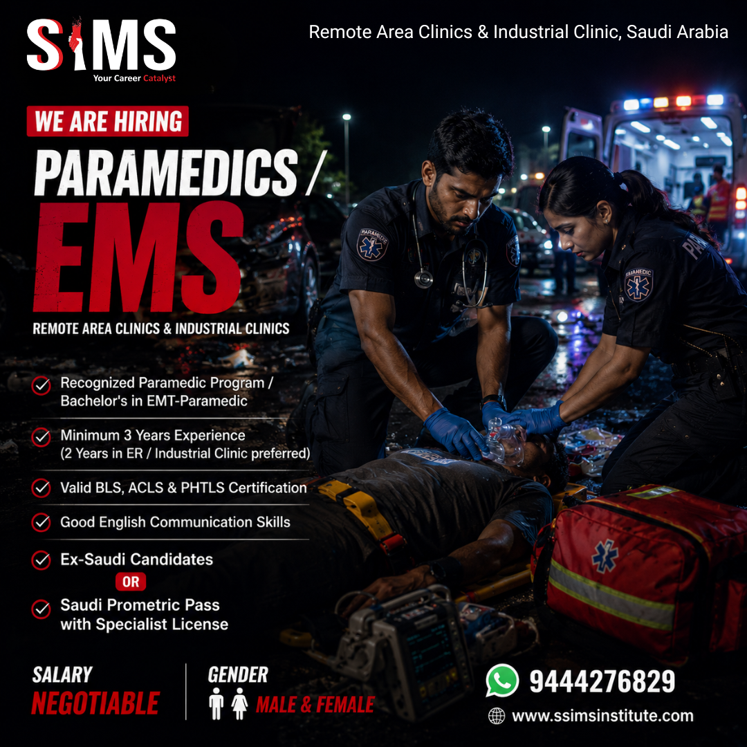 Paramedic / EMS — job poster